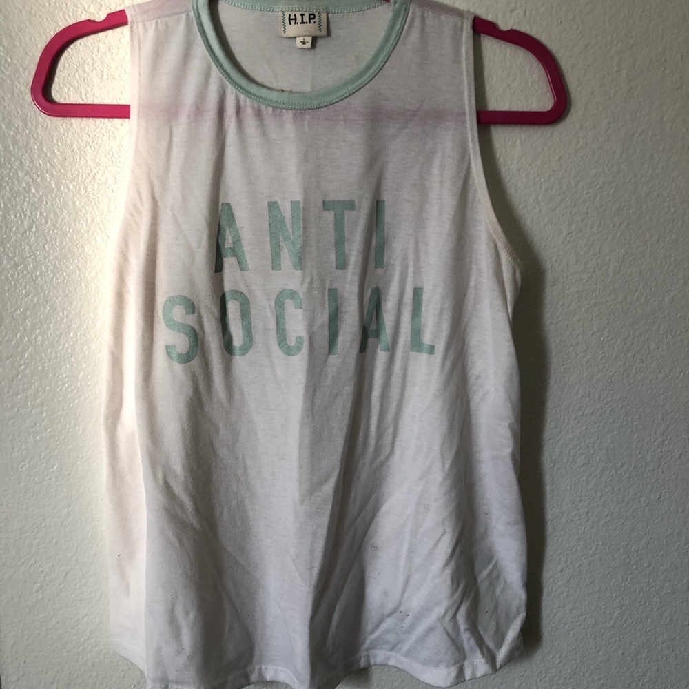 Anti Social tank top